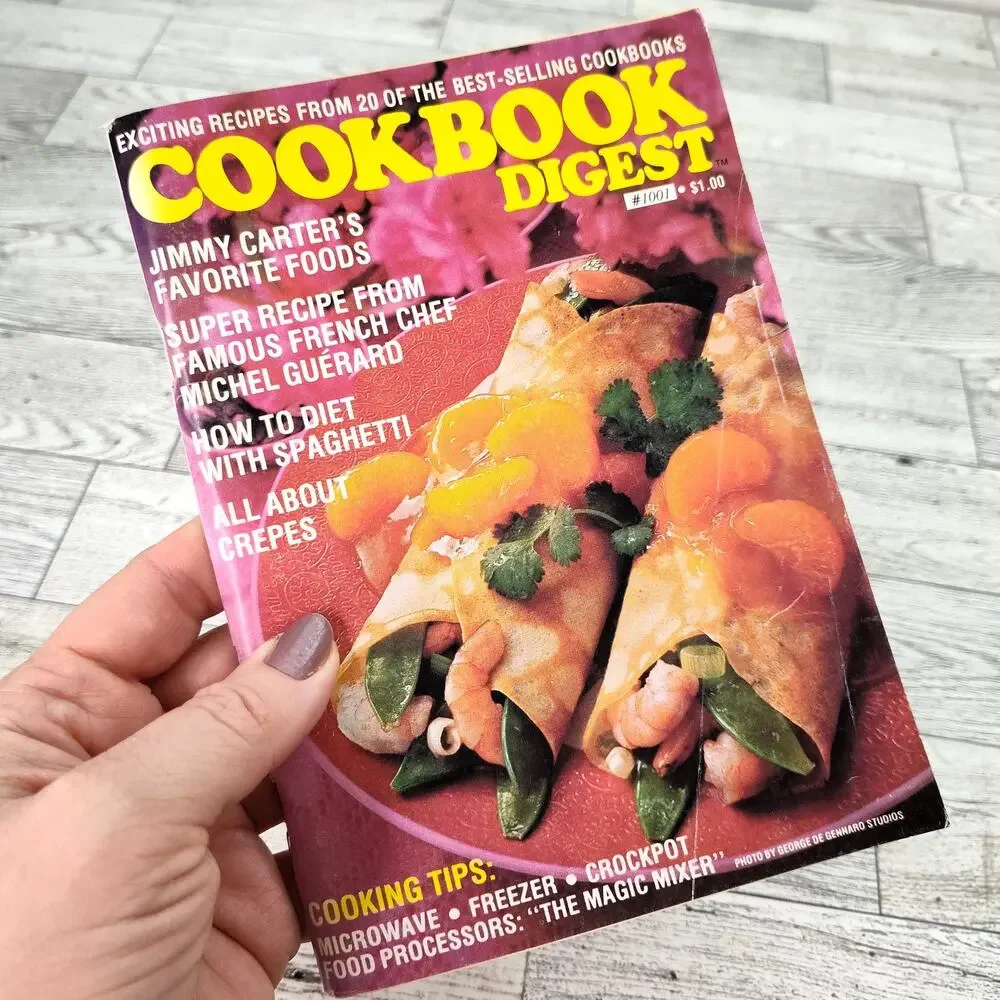 Cookbook Digest Magazine 1977‎ Booklet President Jimmy Carter Recipes